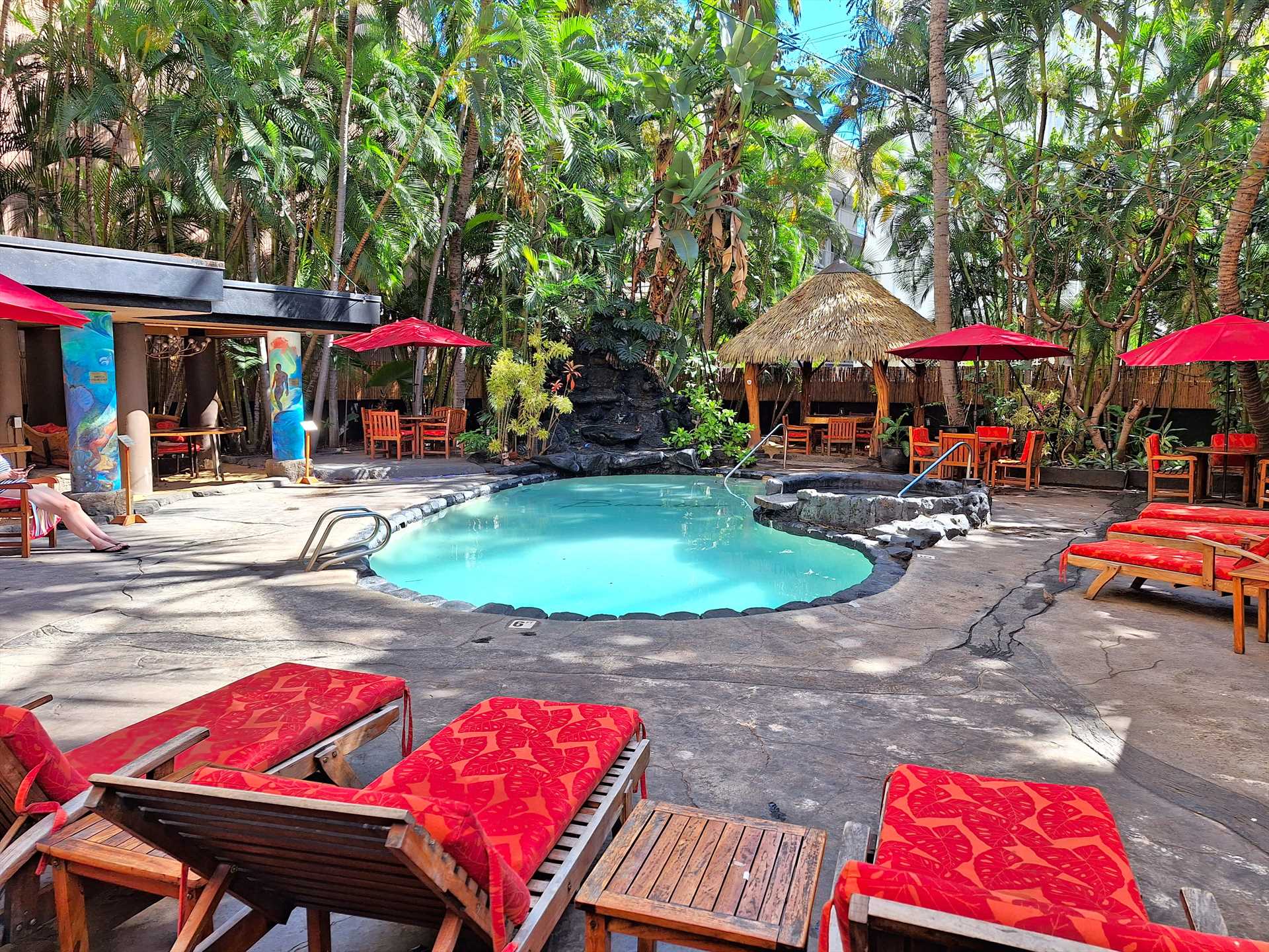 Walk to the beach or just relax by the pool